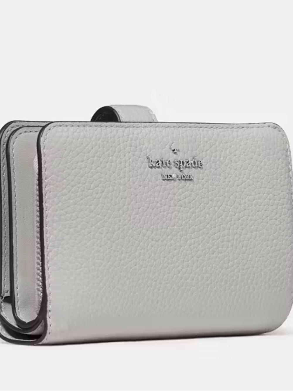 kate spade medium Pebbled Leather bi-fold Wallet - Picture 5 of 7